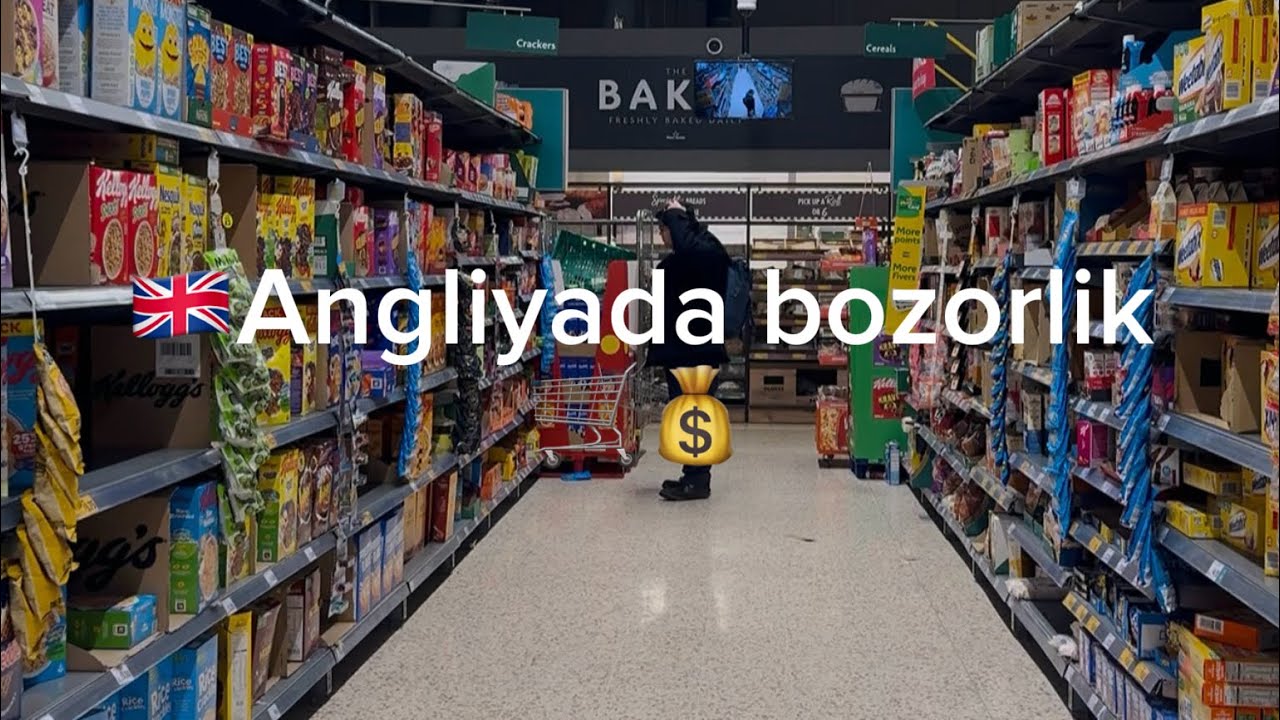 Angliyada Oziq-ovqat narxlari 🛒