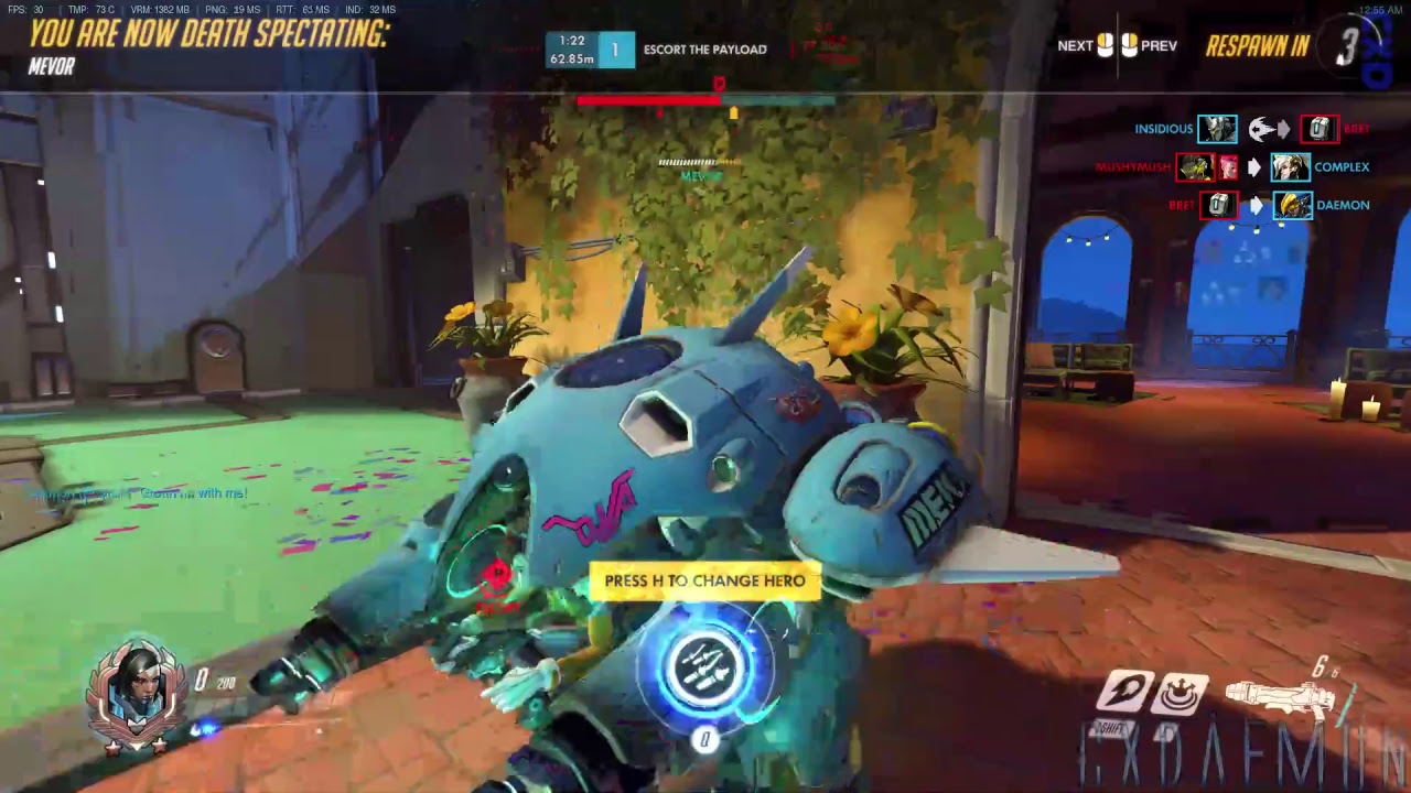 Kamikaze Pharah (mostly) Gameplay @ 420ish