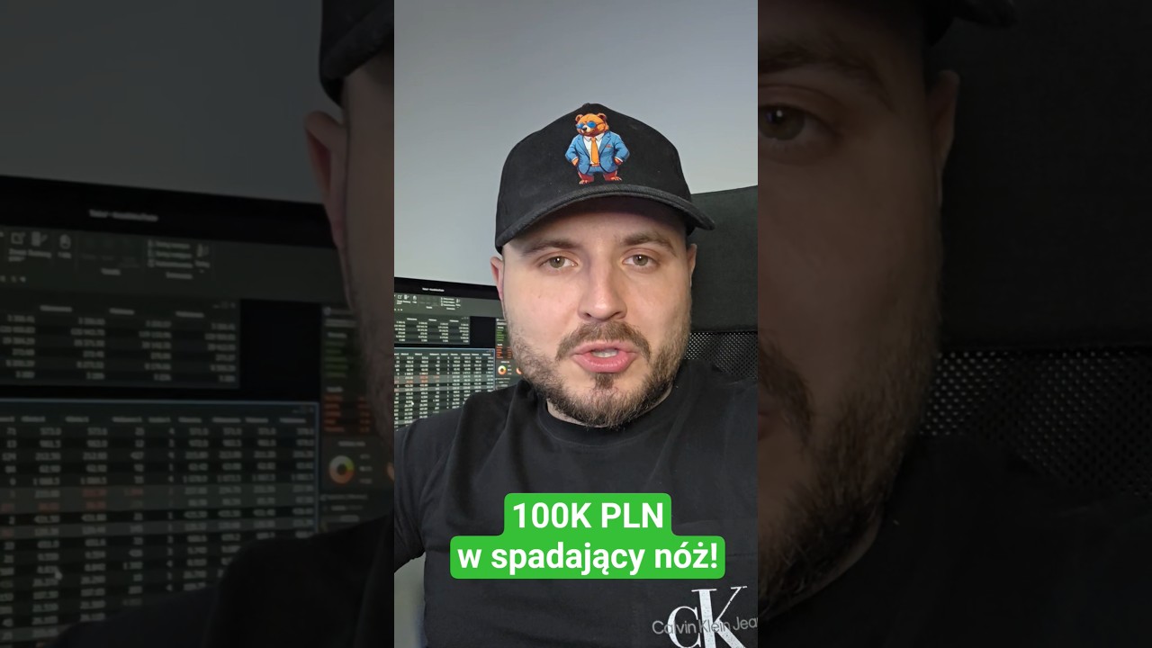 Łapię spadający n&oacute;ż! Ekspozycja 102k PLN! #giełda #inwestycje