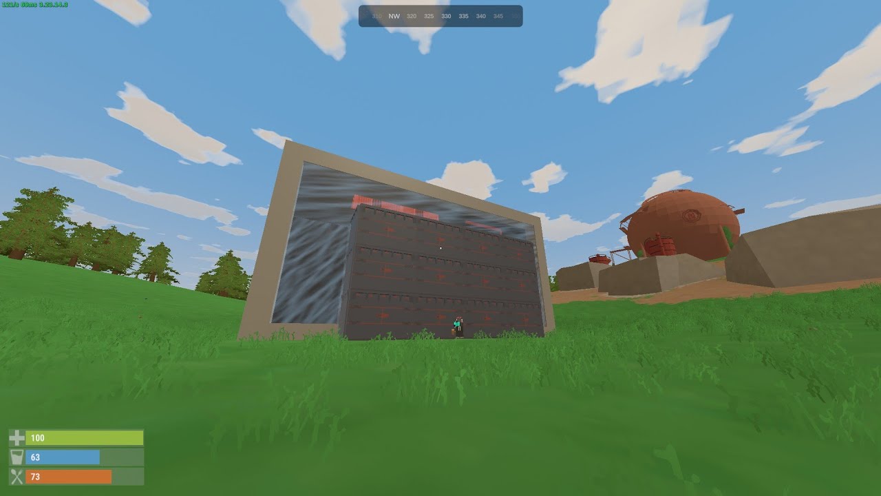 Выживание длиной в целый вайп на сервере Grand-Rust Unturned