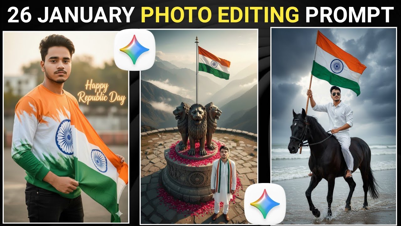 26 January Photo Editing Prompt | Republic Day Photo Editing AI Prompts 