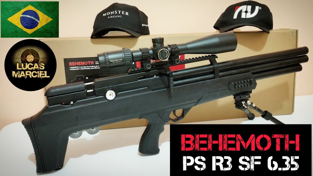 Nova Behemoth PS-R3-SF 2024 com 77 joules e baita autonomia