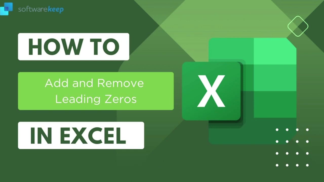 [Easy Way] How to Remove Leading Zeros in Excel-2023