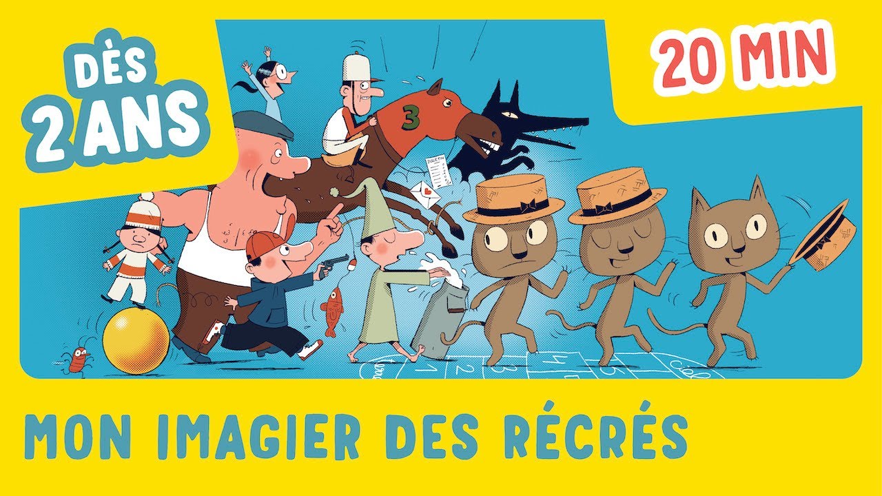 Mon imagier des récrés en INTÉGRAL - Gallimard Jeunesse