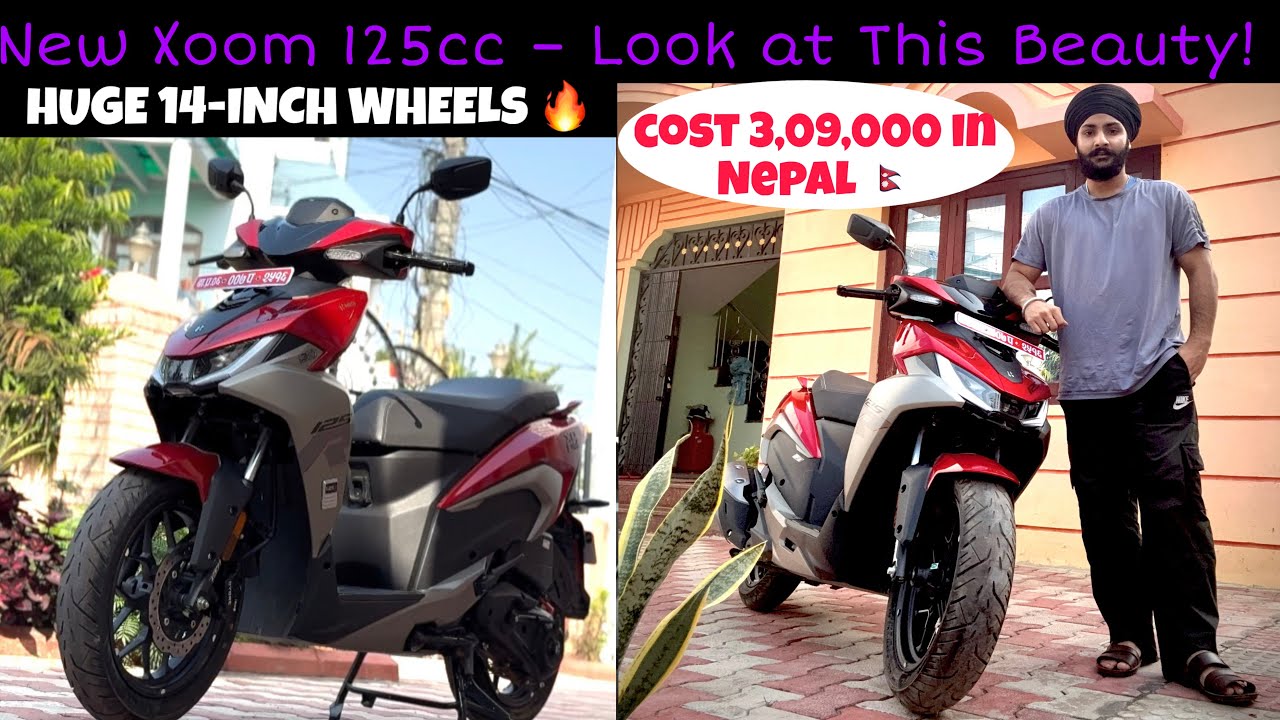Hero xoom 125R :- Feature-Packed sporty scooty | Worth 3lakhs in Nepal 🇳🇵
