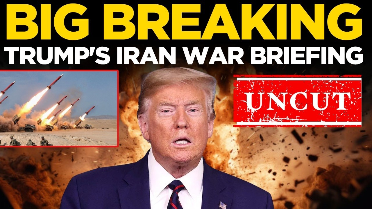 Trump Speech LIVE: Trump Delivers Major Iran War Speech LIVE | Iran-US War | Trump Briefing LIVE