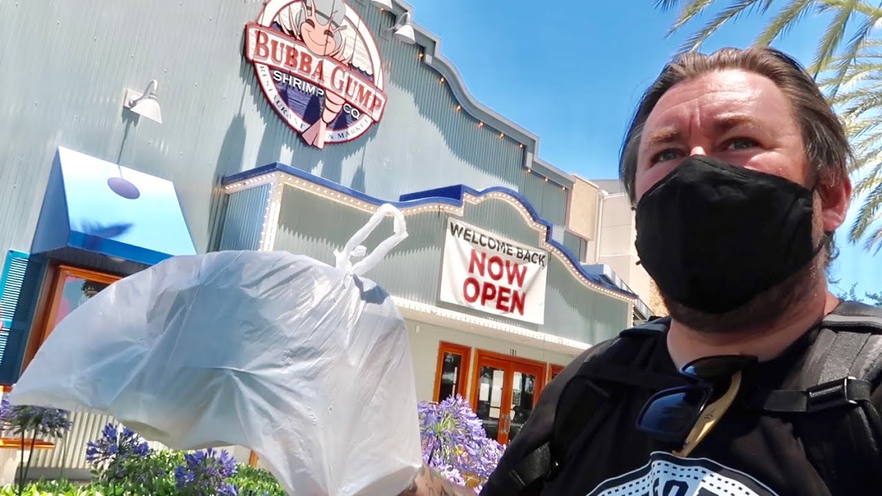 Bubba Gump Shrimp Co в Anaheim GardenWalk — Обзор еды Южной Калифорнии / Моя книга о Форресте Гампе