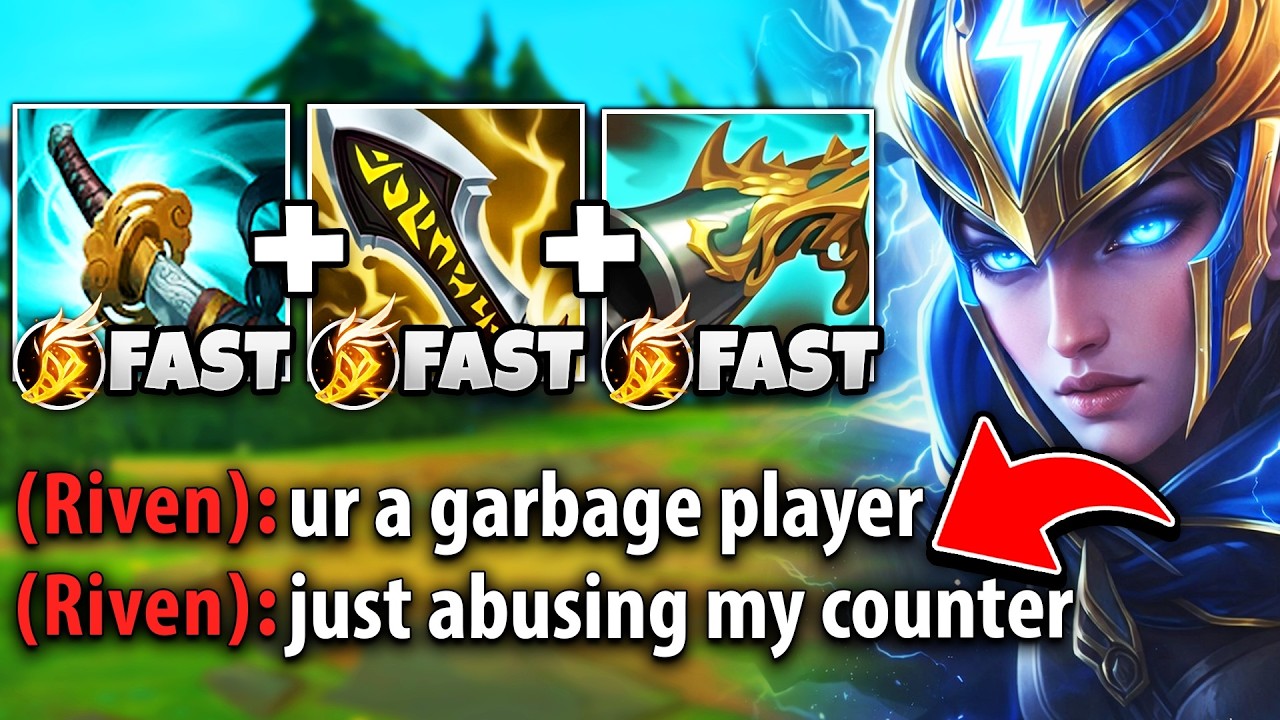 So I found the #1 Counter Pick to Riven players... (LIGHTNING FAST QUINN)