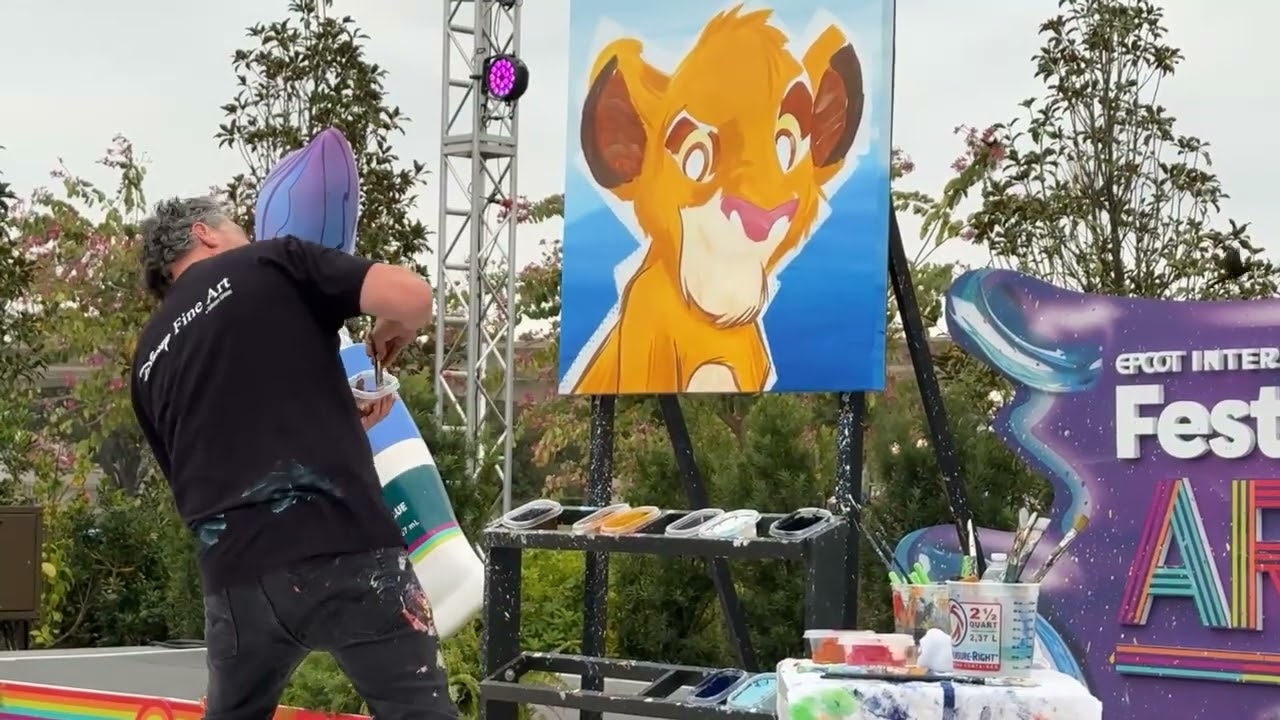 Simba by Trevor Carlton; Live Show from  EPCOT Festival of the Arts, Jan 31, 2026
