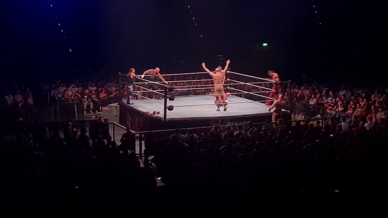 WWE Live Munich 05/20/2018 | Full Match AJ Styles, Gallows, Anderson vs Nakamura, Sheamus, Cesaro