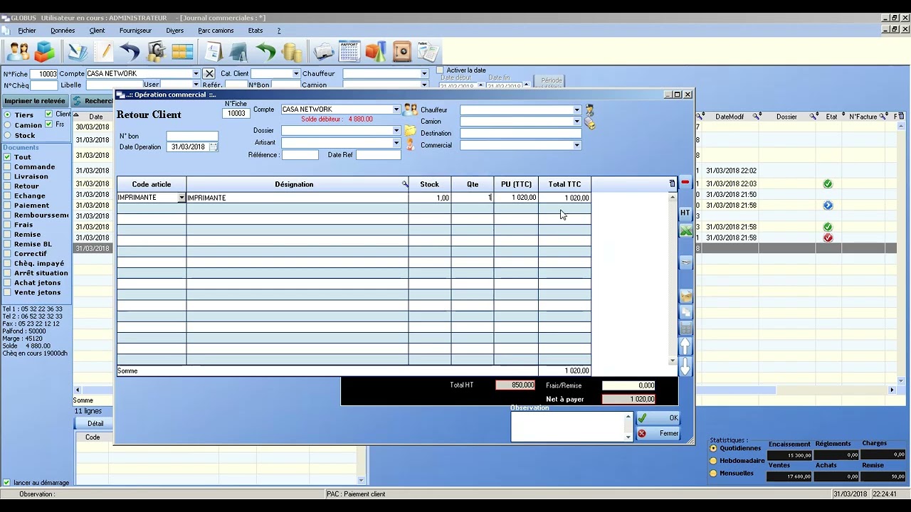 08 Retour client