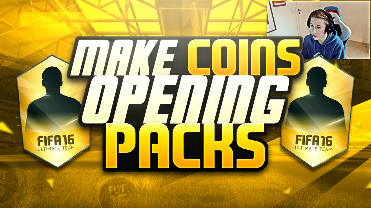 FIFA 16: MAKE COINS OPENING PACKS!! HOW TO MAKE COINS WITH PACKS!!