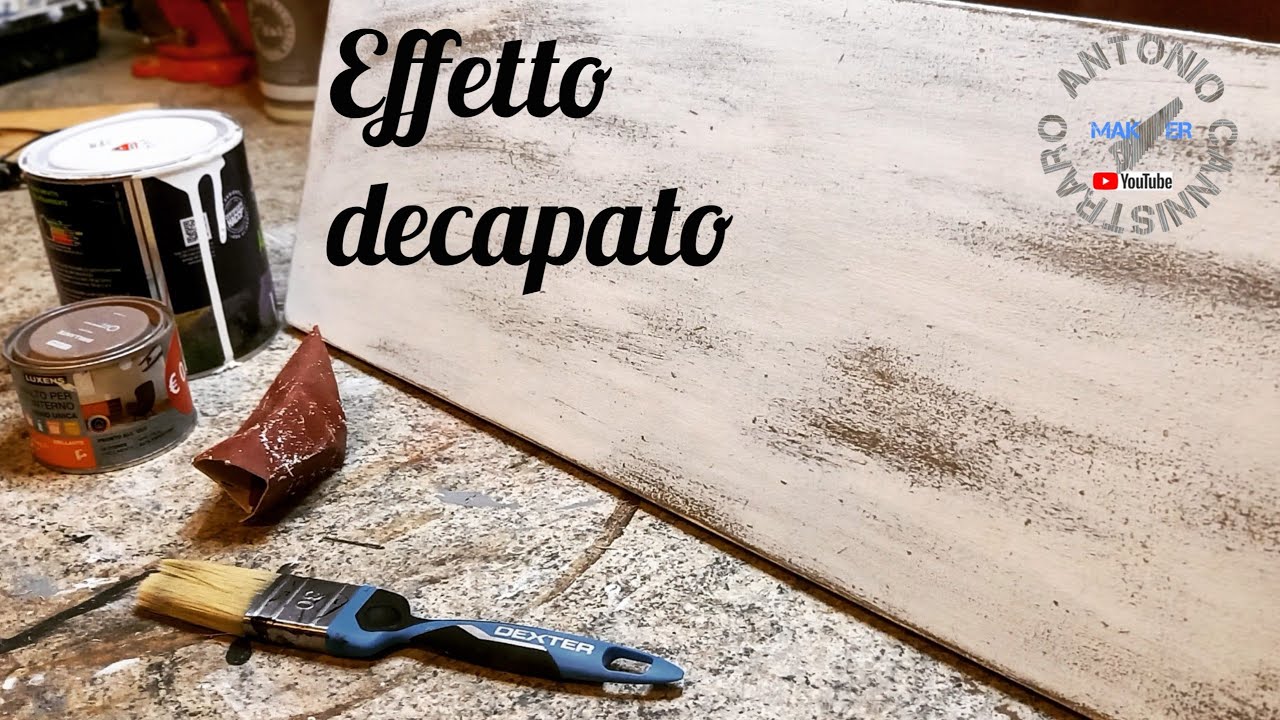 Shabby chic. Come dipingere il legno con effetto decapato, con semplice smalto