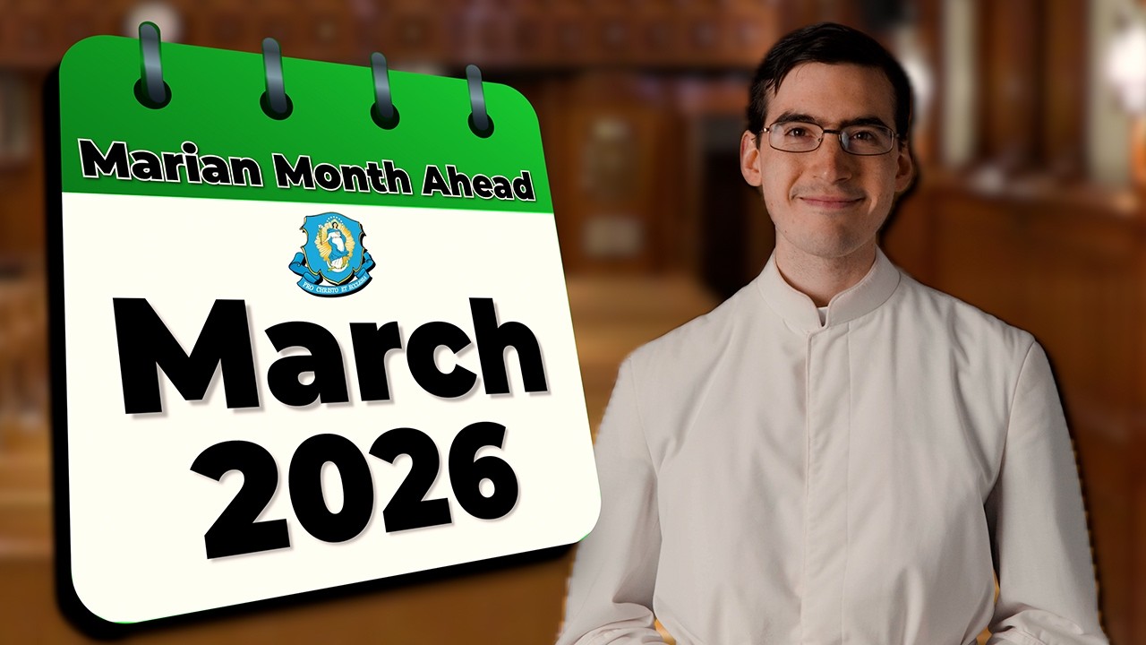 The Marian Fathers' Schedule for March 2026!