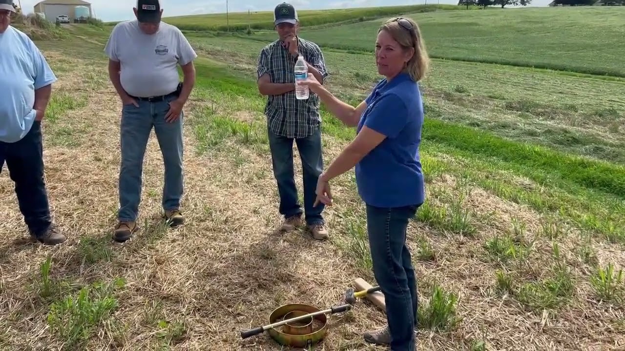 Measuring Water Infiltration in Agricultural Soils