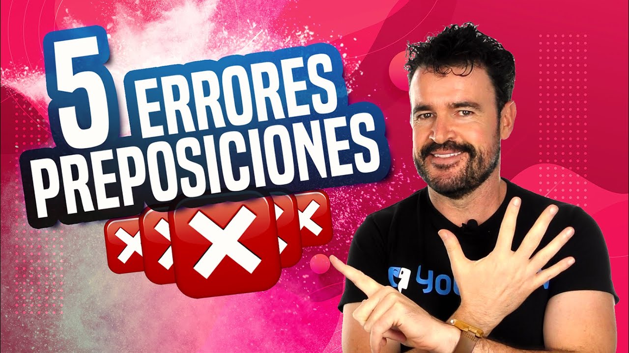 ❌ 5 errores con PREPOSICIONES EN INGLÉS