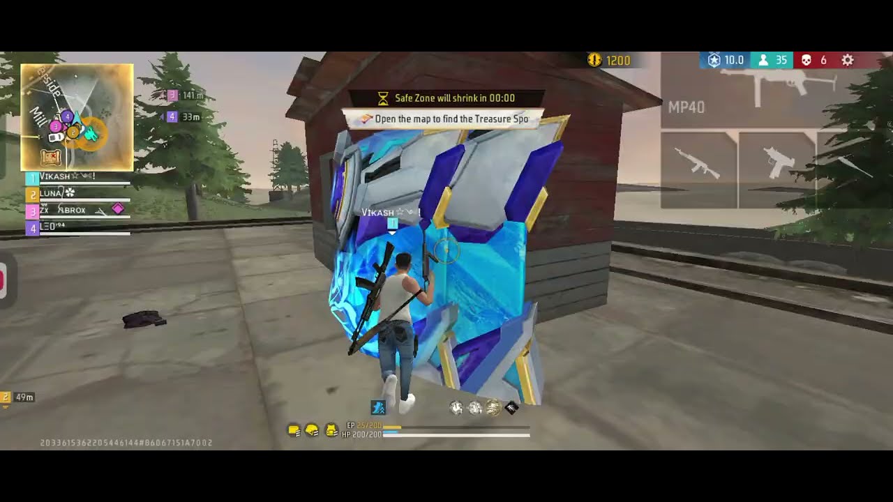 Free fire max new video mp5 and scar Best gameplay 