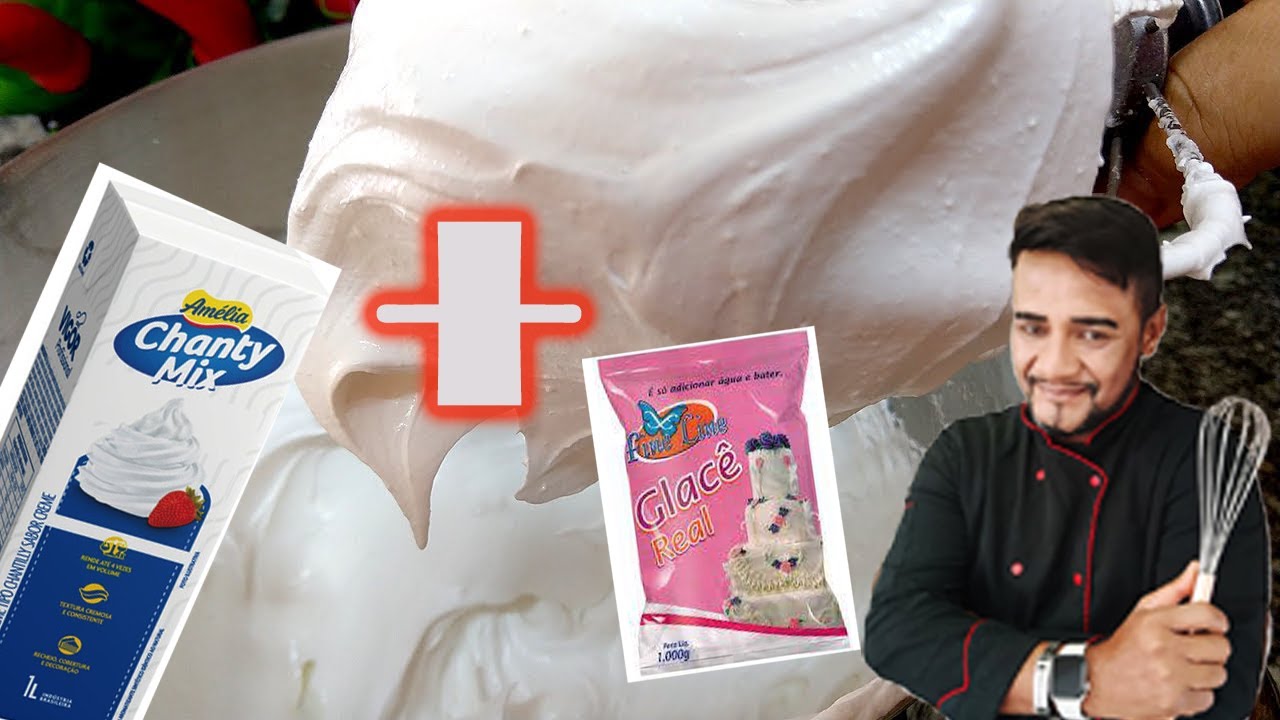 MISTURE CHANTILLY COM GLACÊ REAL E DIGA ADEUS A CHANTILLY MOLE 😱