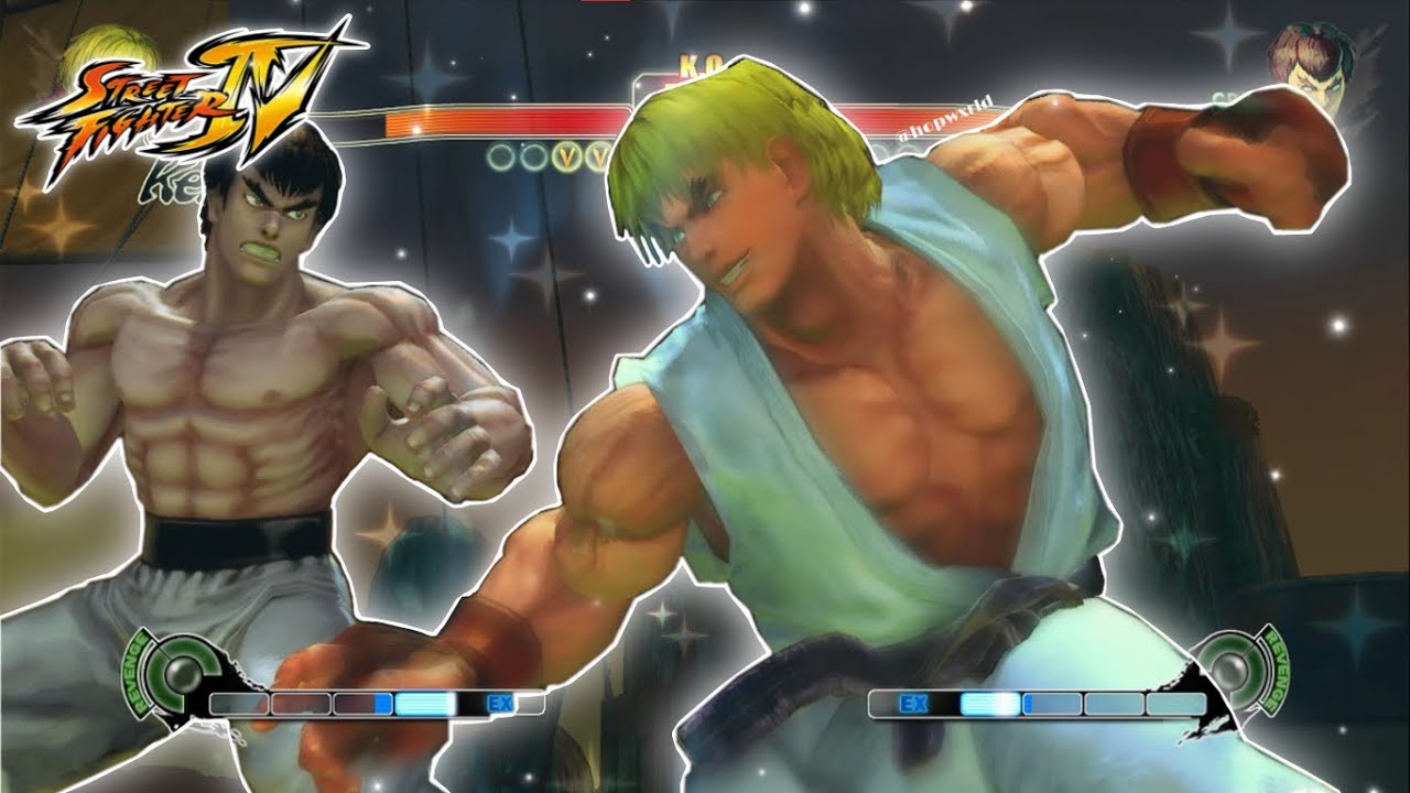 Кен против Фэй Лонга (наивысший уровень сложности) | Street Fighter IV