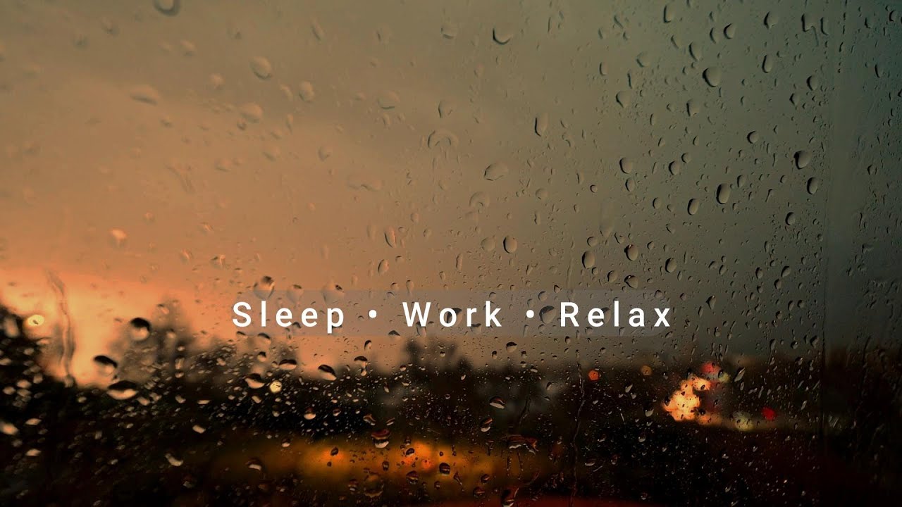 Calm Rain on Window at Dusk (30 Minutes) |Relax, Focus, Sleep