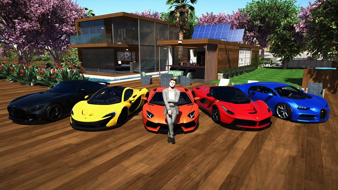 GTA 5 ✪ Stealing Luxury Cars With Justin Bieber ✪ (Most Expensive Real Cars)#81