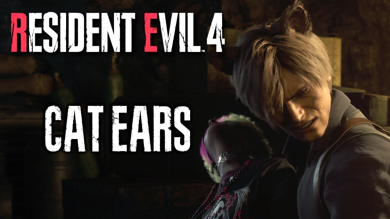 CAT EARS in RESIDENT EVIL 4 REMAKE