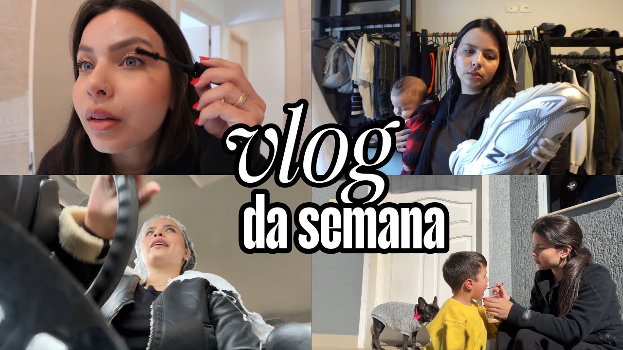 testando maquiagens, comprinhas, alisei o cabelo e rotina em família - VLOG DA SEMANA