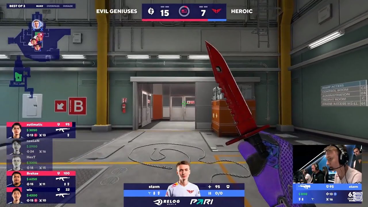 Stavn спасает Heoric и берёт 3000IQ клатч 1v3