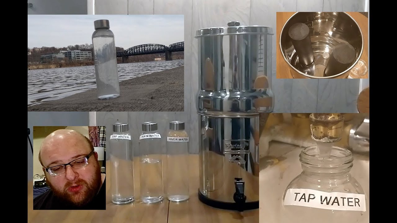 Jon Drinks Water #8819 Rain VS River VS Tap Water VS Big Berkey Water Filter System
