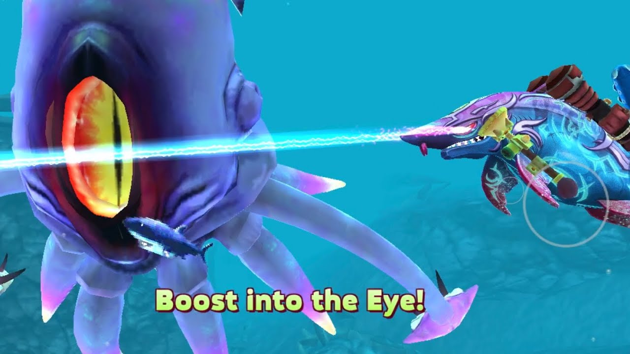 Dark Magic Shark vs Colossal Squid 🦑 Boss Battle Live Contest - Hungry Shark World