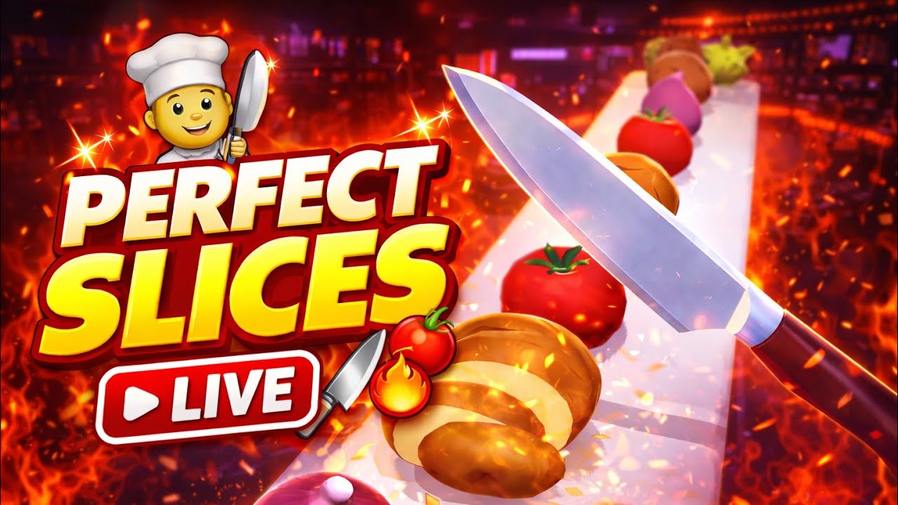 Perfect Slices Live Now 🍎🔪 gameplay Part-2 #live #shortslive #shortsfeed
