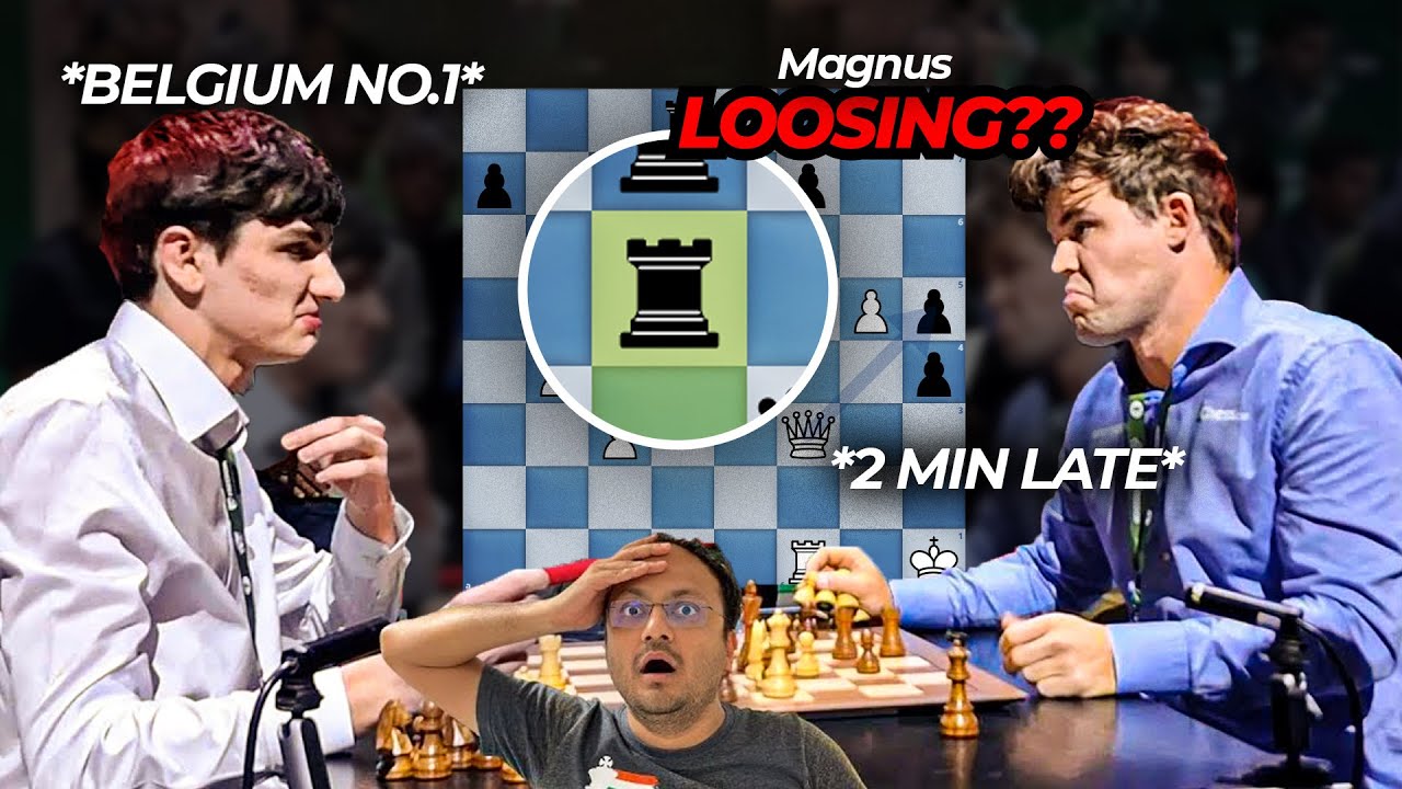 Magnus Carlsen arrives 2 minutes late to the game and you won't believe what happens next!