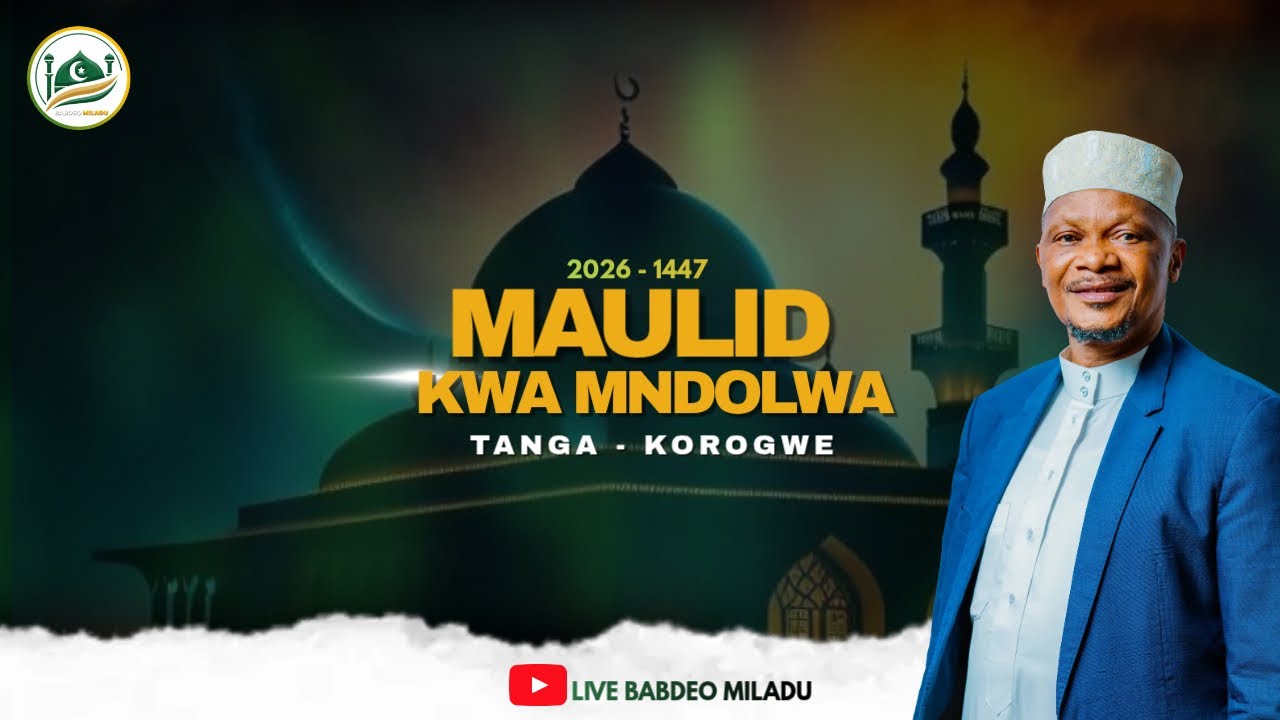 🔴LIVE MAULID - NYUMBANI KWA MUFTI SHEIKH ABUBAKAR ZUBER BIN ALLY-  KOROGWE TANGA KWA MNDOLWA. 2026