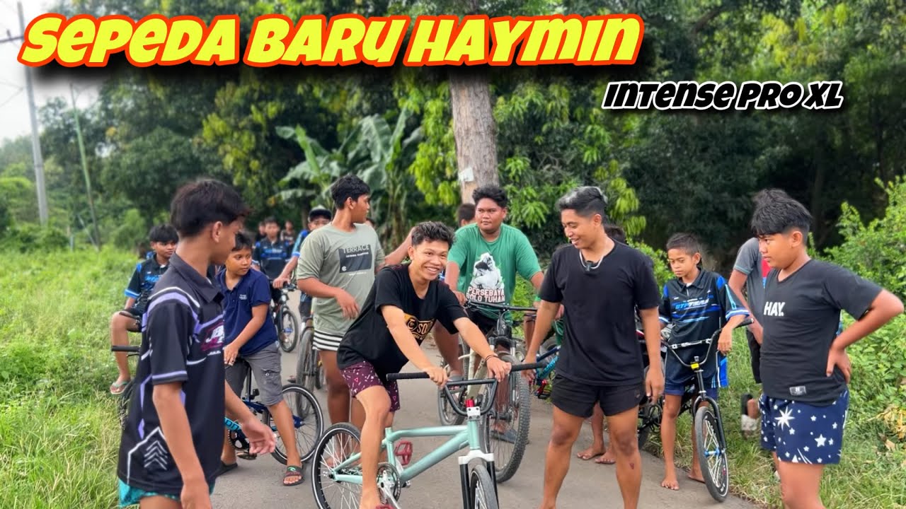 GILA HAYMIN BELI SEPEDA INTENSE PRO XL//Haymin Vlog