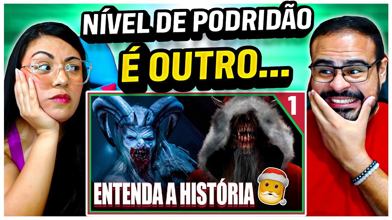 REACT CANAL PEEWEE | Saga Krampus | Entenda a História do Demônio do Natal | PT. 1