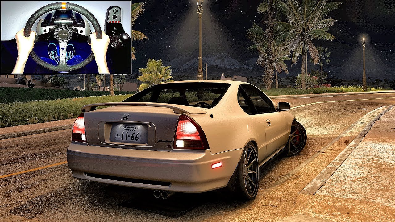 600HP Honda Prelude SI - Forza Horizon 5 | Steering Wheel Gameplay