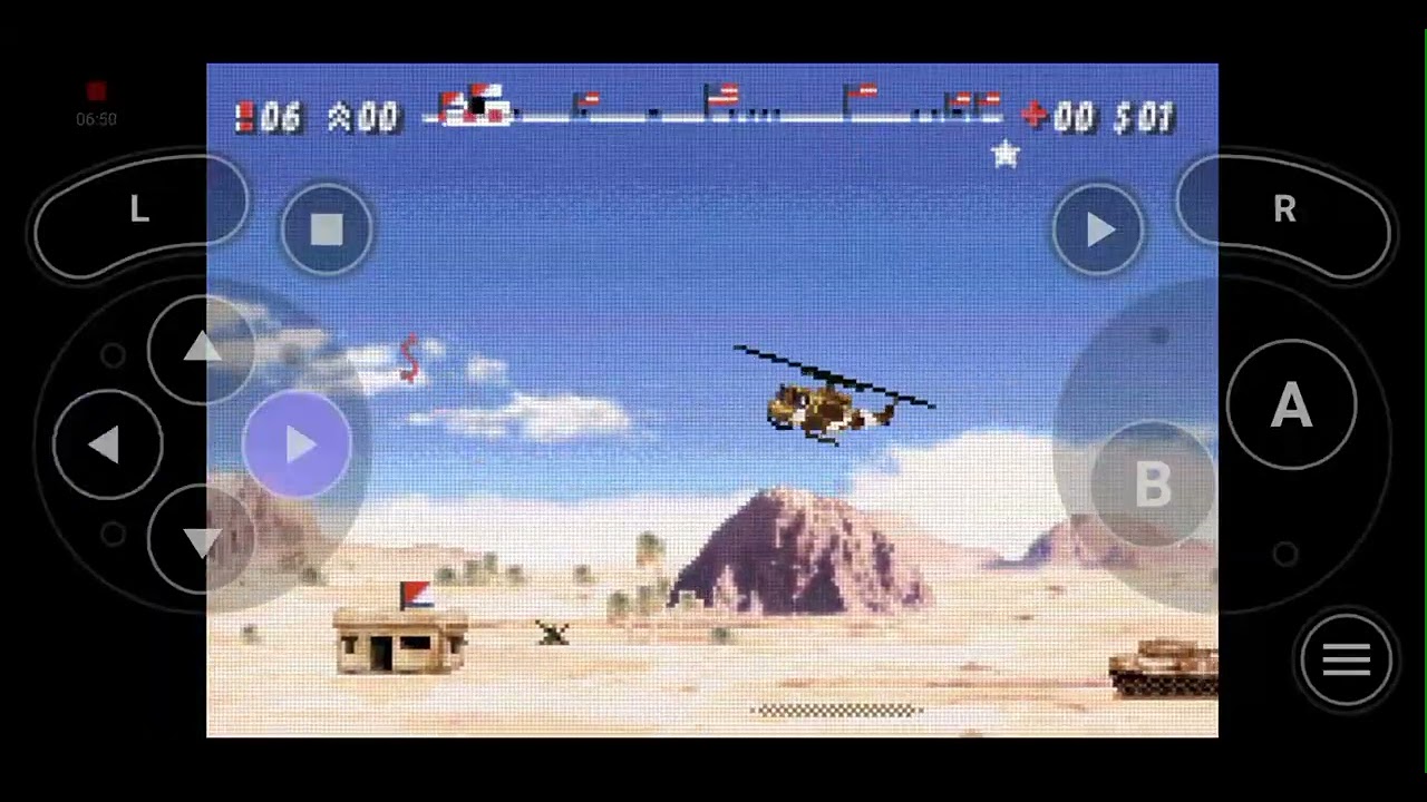 Super Army War (USA) - gameplay GBA Strategy Shooter Vehicle Military Line up 