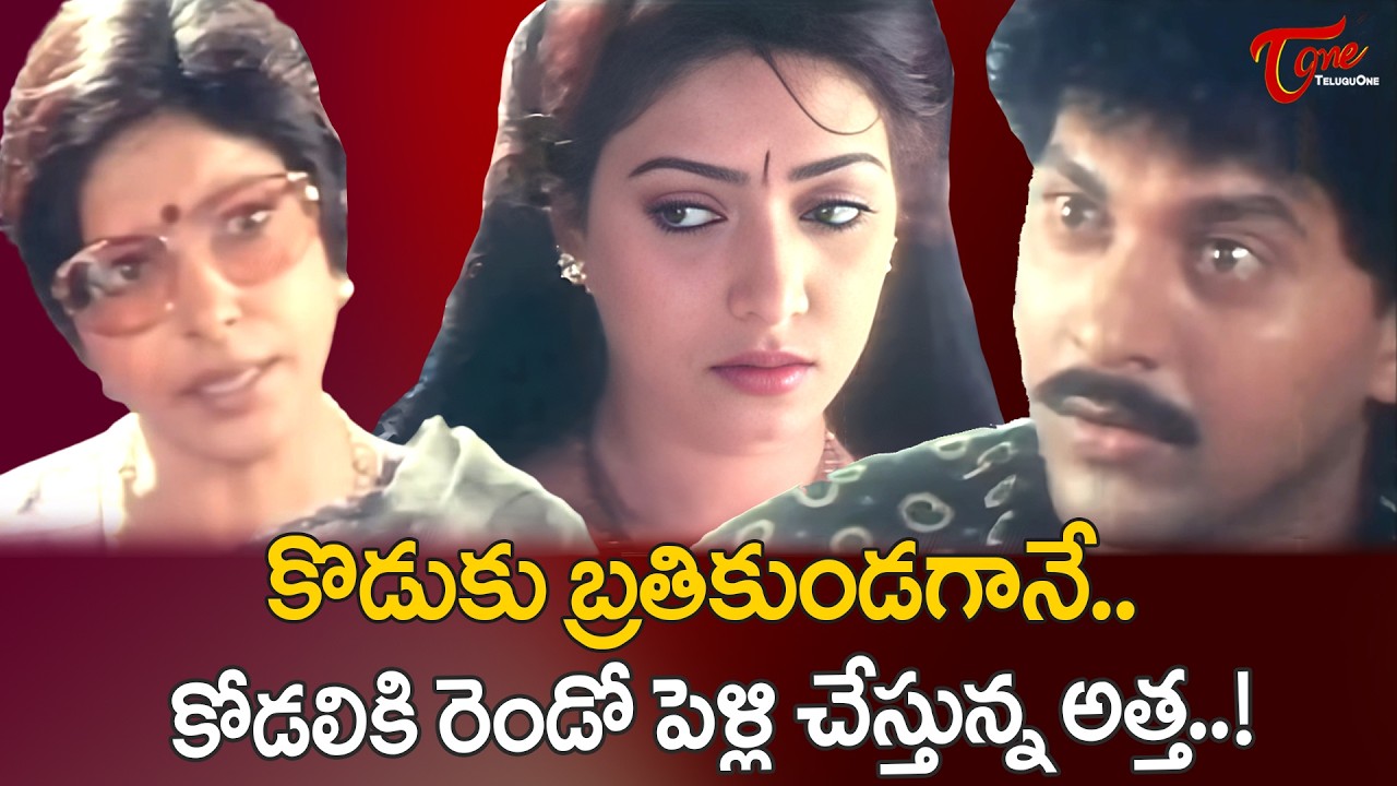 Sarada Powerful Dialogues | Vinod Kumar, Aamani, Priya Raman | కోడలికి అండగా నిలిచిన అత్త..TeluguOne