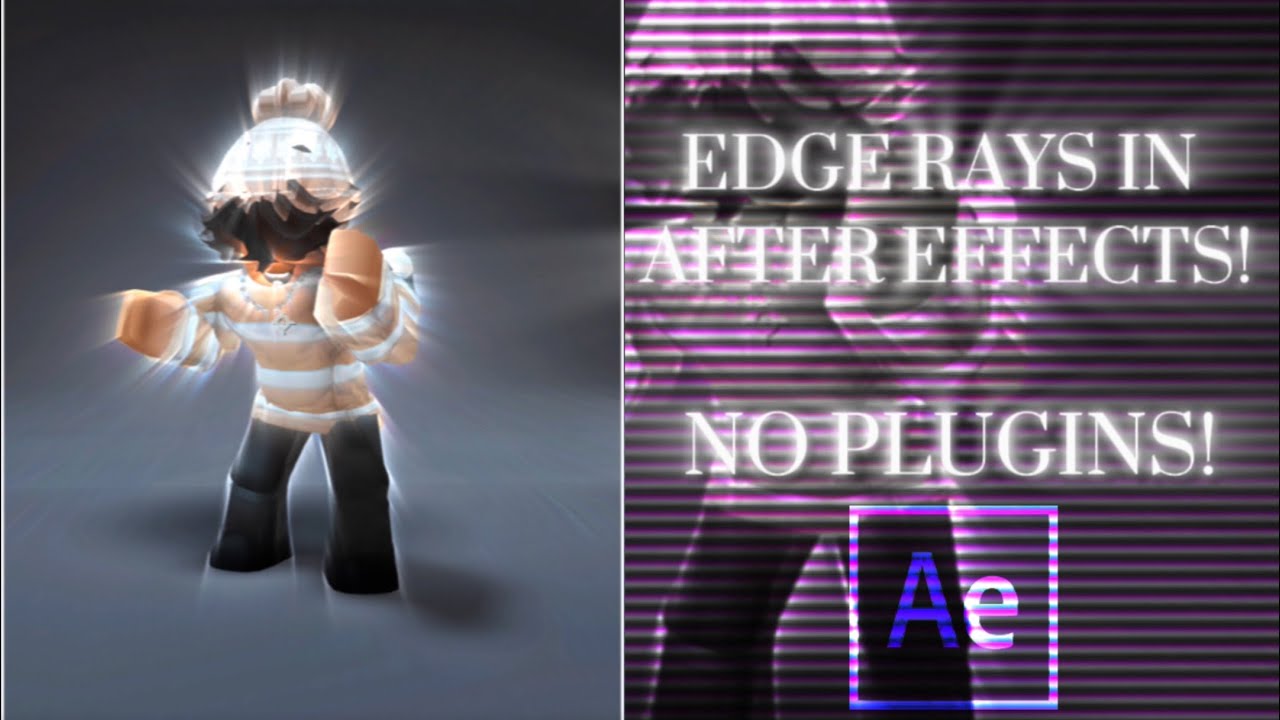 EDGE RAYS IN AFTER EFFECTS (NO PLUGIN)