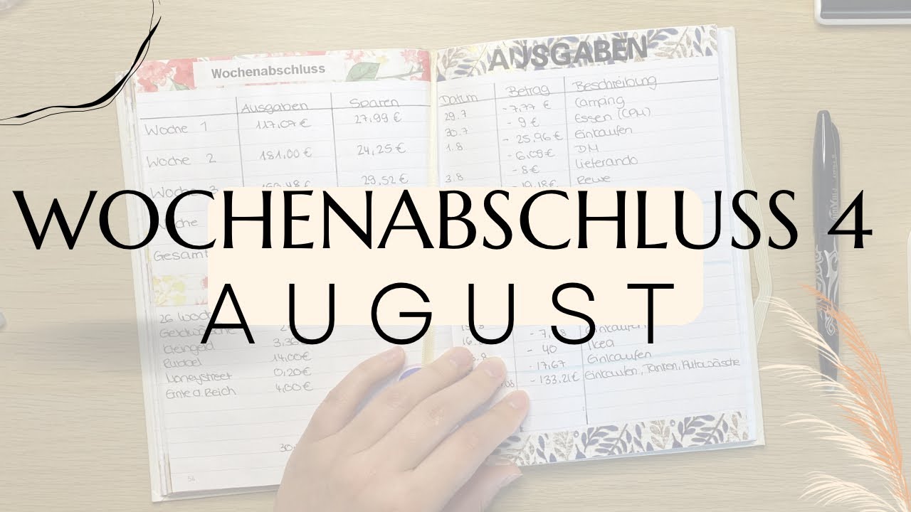 Wochenabschluss 4 im August 🌸 | Tagesbudgetexperiment😍| Minavina