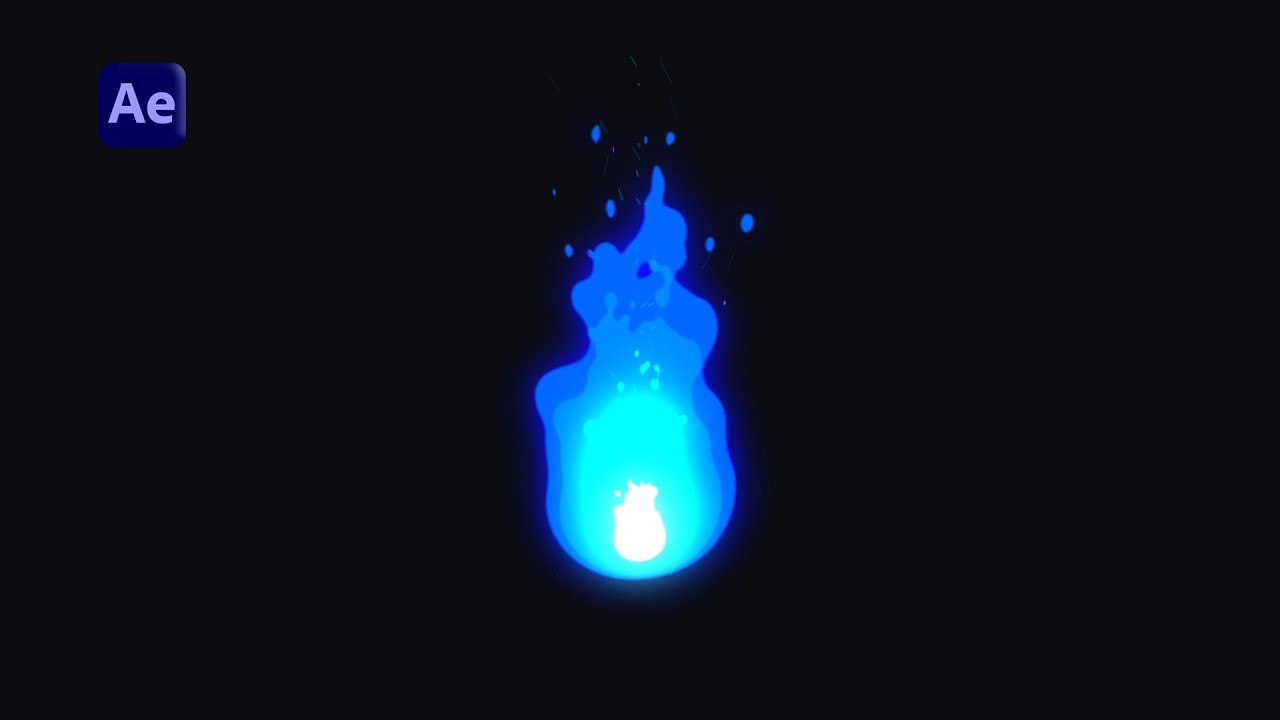 How to Create a Fire Animation in After Effects 🔥