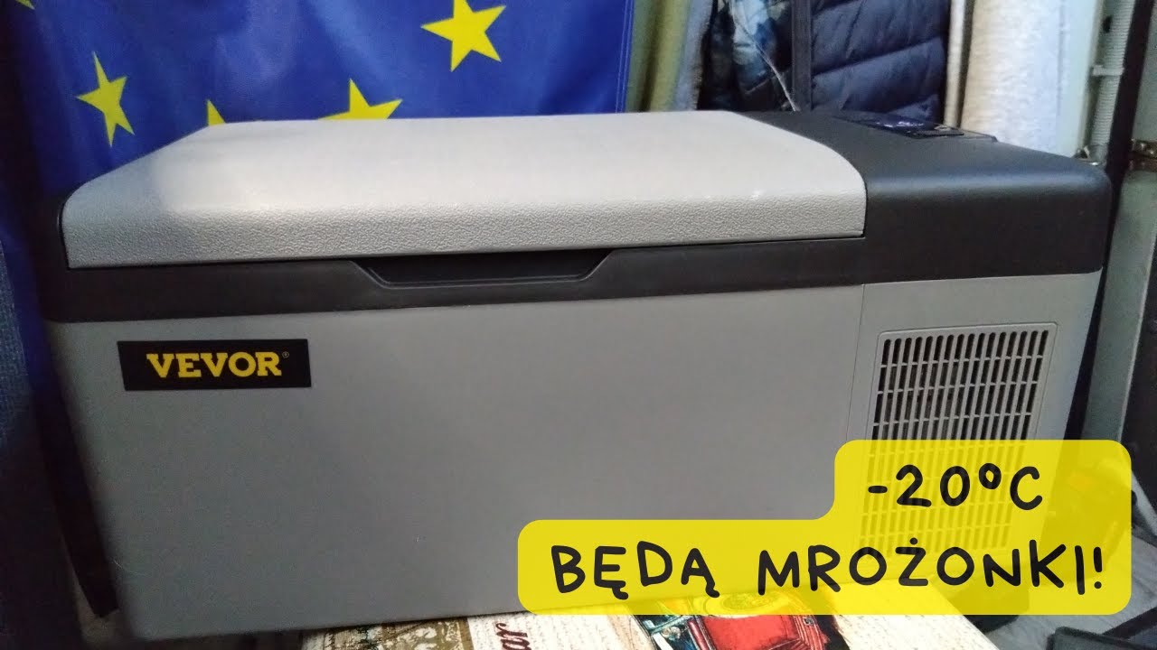 Dwie lodówki w jednym kamperze - kupiłem lodówkę kompresorową Vevor 15L na 12V
