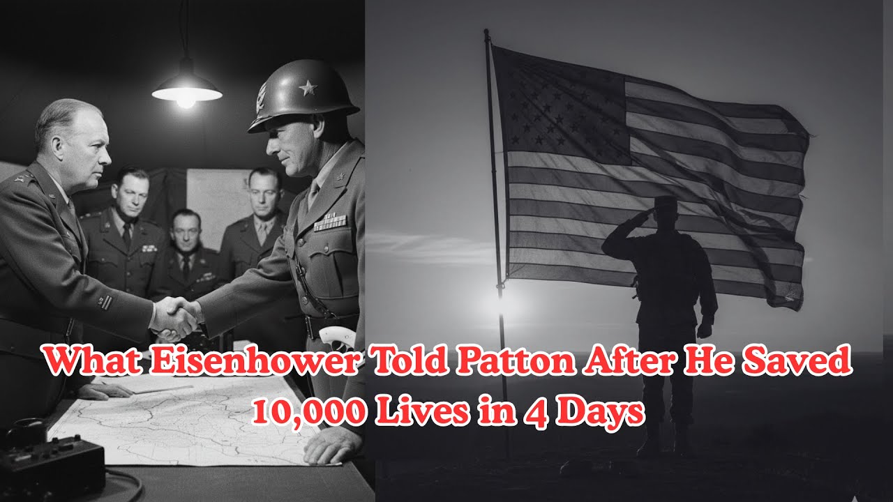 What Eisenhower Told Patton After He Saved 10,000 Lives in 4 Days