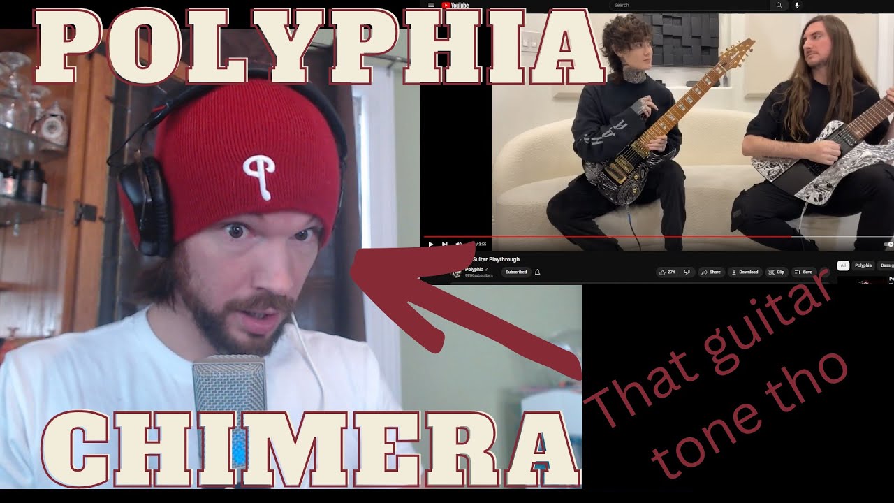 Polyphia - Chimera (TRIPLE REACTION!! Studio, Guitar Play Through AND Drum Play Through!!)
