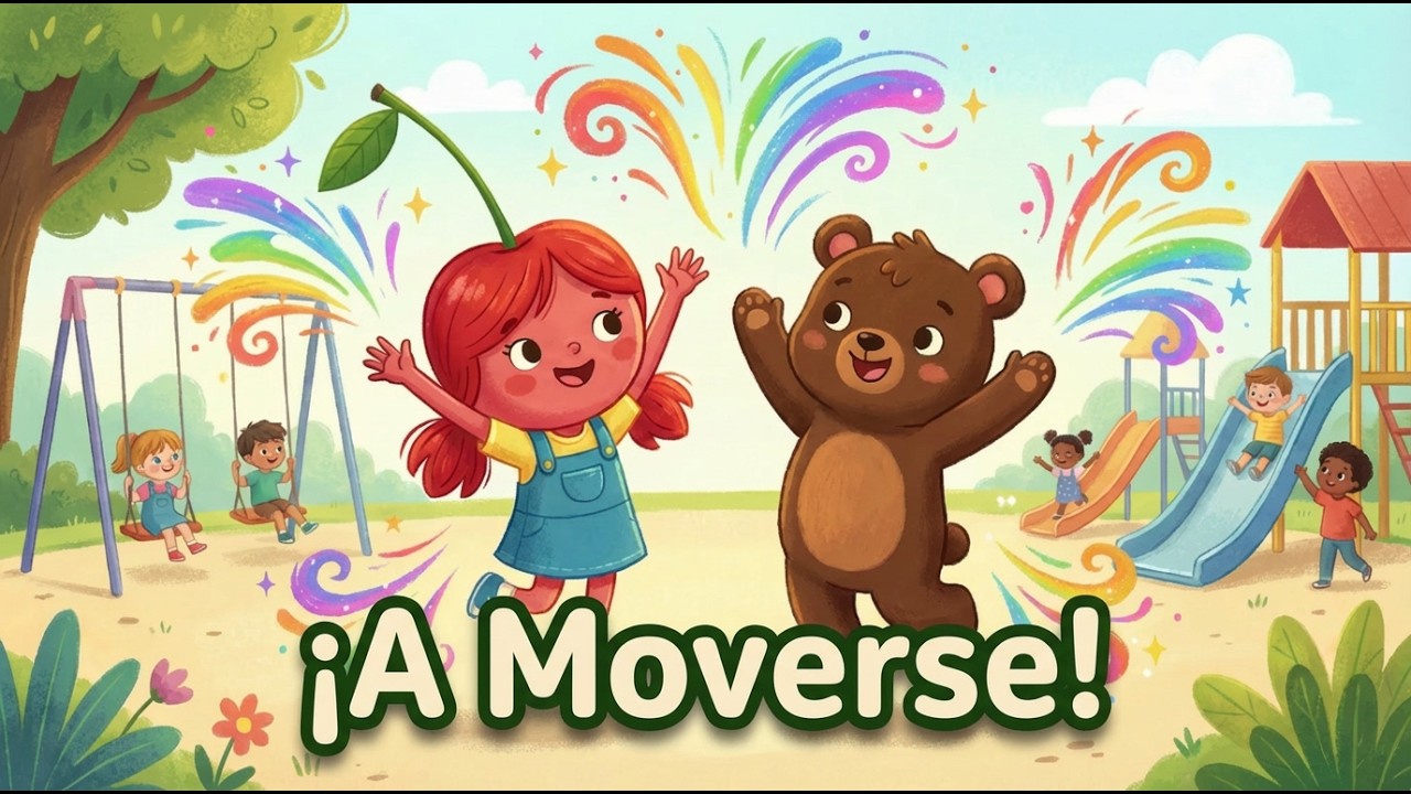 &iexcl;A Moverse! 🎈 Salta Aplaude Gira Pisa | CherryChoco Canciones Infantiles | Canciones de Acci&oacute;n