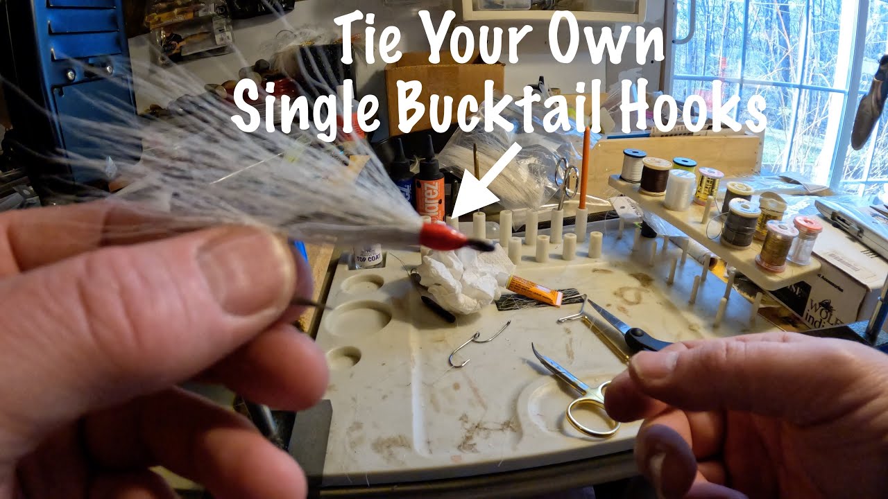 How to Tie Single Bucktail Hooks (& More)!!