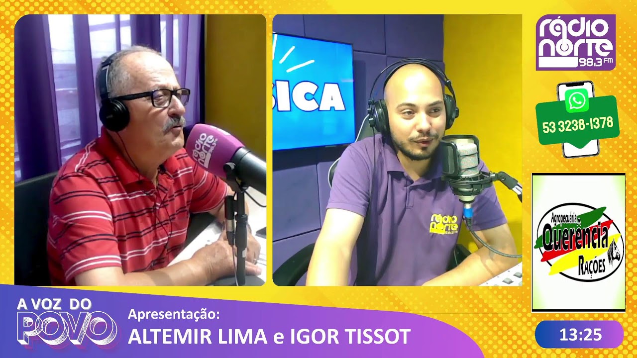 A Voz do Povo 11/03/2026 com Altemir Lima e Igor Tissot na Rádio Norte FM
