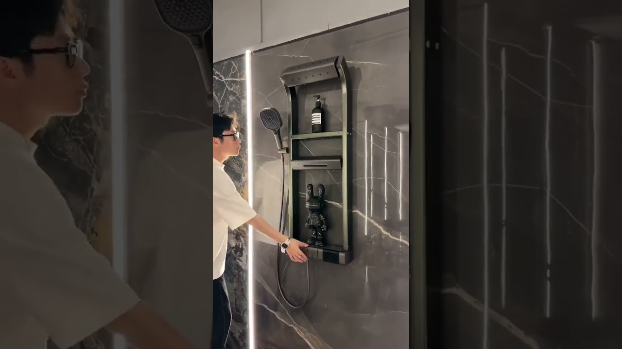 Luxury Hotel Bathroom Design Secrets: Matte Black Shower Sets in 2025 #Luxurybathroom#Hoteldesign