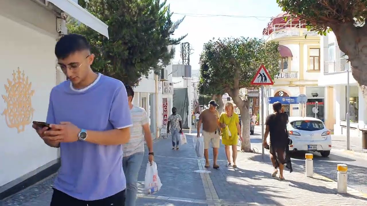 Kyrenia, Cyprus| Walking Tour in September | 4K
