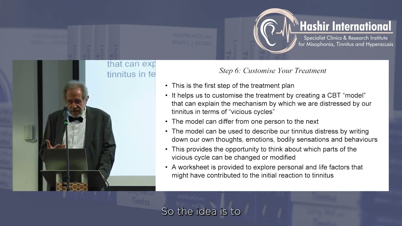 A 10-step self-help guide on CBT for tinnitus by Prof Brian Moore from University of Cambridge